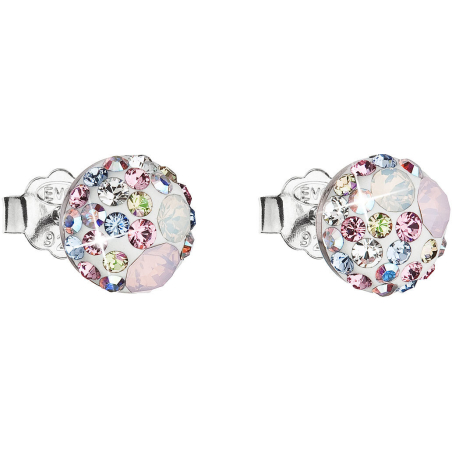 Něžné náušnice krystaly Magic Rose 31136.3 Evolution Group