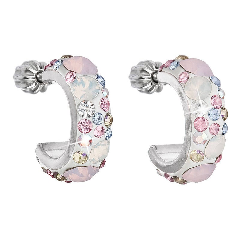 Stylové náušnice s krystaly Magic Rose 31118.3 Evolution Group Stylové náušnice s krystaly Magic Rose 31118.3 Evolution Group