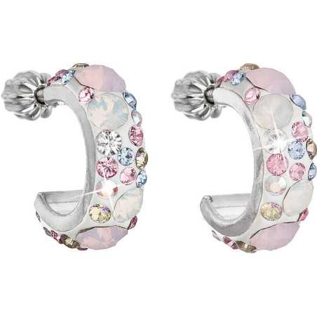 Stylové náušnice s krystaly Magic Rose 31118.3 Evolution Group