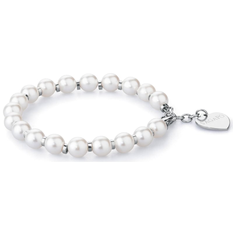 Náramek s perličkami Happy SHAC4 S Agapo Náramek s perličkami Happy SHAC4 S Agapo