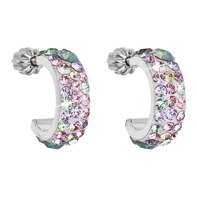 Stylové náušnice s krystaly Sakura 31118.3 Evolution Group