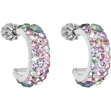 Stylové náušnice s krystaly Sakura 31118.3 Evolution Group