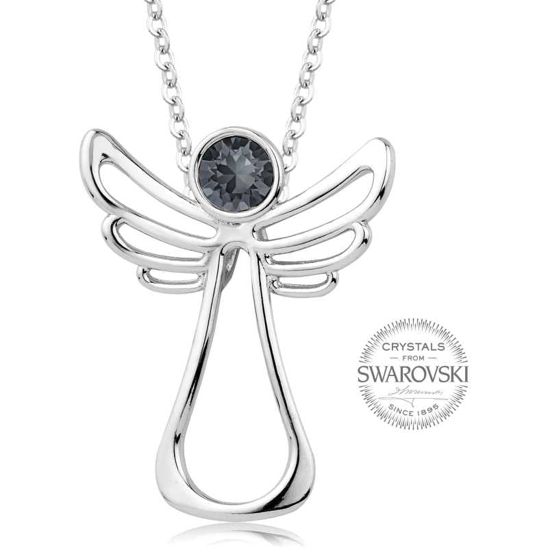 Náhrdelník s tmavým krystalem Guardian Angel Levien Náhrdelník s tmavým krystalem Guardian Angel Levien