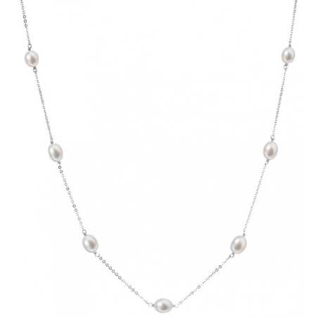 Stříbrný náhrdelník s 7 pravými perlami Pavona 22016.1 Evolution Group
