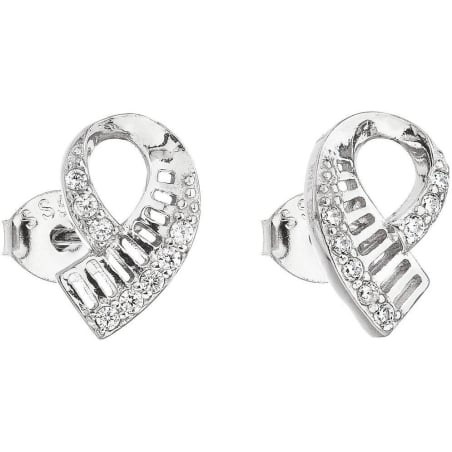 Stříbrné náušnice se zirkonem 11046.1 Evolution Group