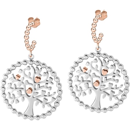 Ocelové náušnice Green Tree of Life Talismani SAQE12 Morellato