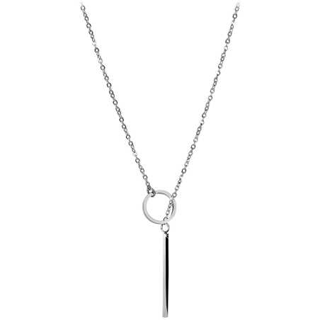 Stylový ocelový náhrdelník Troli