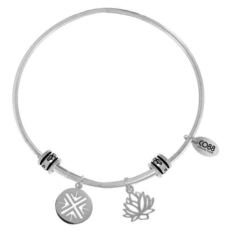 Ocelový náramek s lotosovým květem 860-180-025003-0000 Co88 Ocelový náramek s lotosovým květem 860-180-025003-0000 Co88