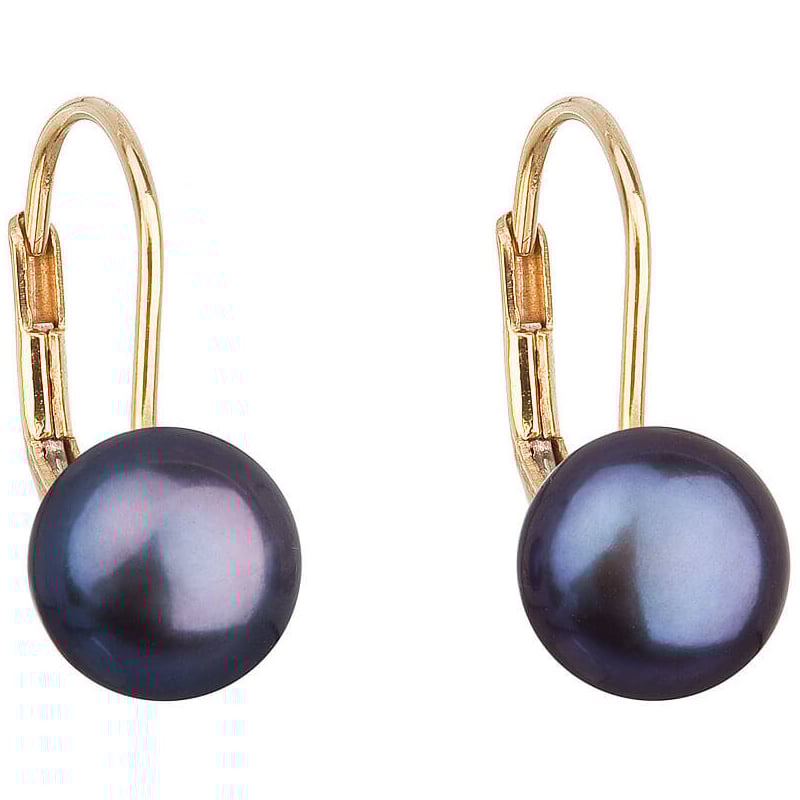 Zlaté visací náušnice s pravými perlami Pavona 921009.3 peacock Evolution Group Zlaté visací náušnice s pravými perlami Pavona 921009.3 peacock Evolution Group