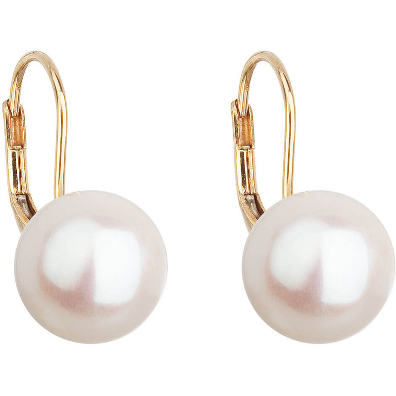 Zlaté visací náušnice s pravými perlami Pavona 921010.1 Evolution Group Zlaté visací náušnice s pravými perlami Pavona 921010.1 Evolution Group