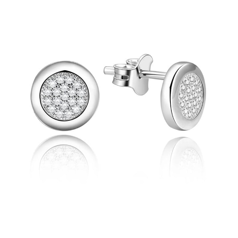 Stříbrné náušnice pecky AGUP1187 Beneto