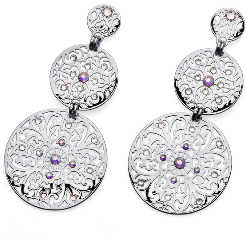 Třpytivé náušnice s krystaly Orient 22777 Oliver Weber Třpytivé náušnice s krystaly Orient 22777 Oliver Weber