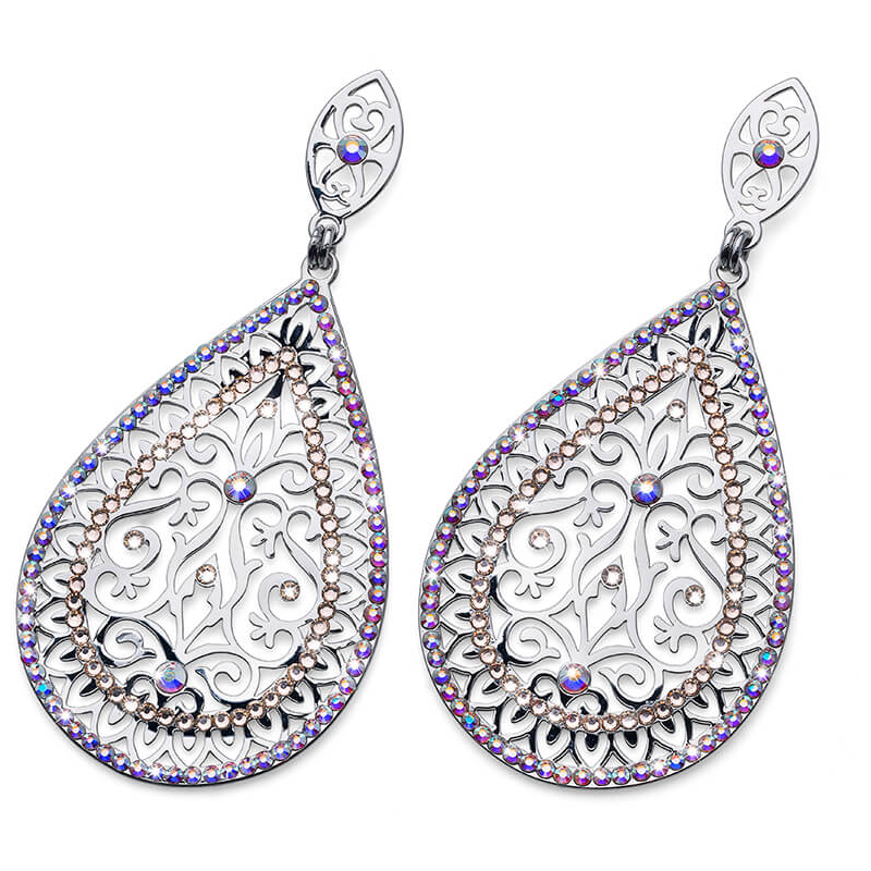 Třpytivé náušnice s krystaly Mystery 22778 Oliver Weber Třpytivé náušnice s krystaly Mystery 22778 Oliver Weber