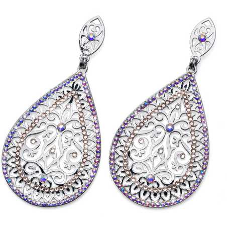 Třpytivé náušnice s krystaly Mystery 22778 Oliver Weber