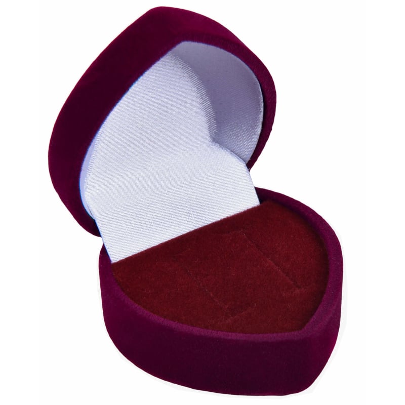 Bordó dárková krabička na náušnice Srdce F-75/NA/A10 Jk Box Bordó dárková krabička na náušnice Srdce F-75/NA/A10 Jk Box