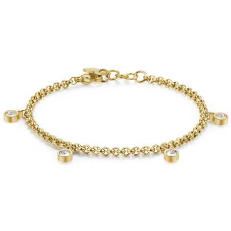 Ocelový náramek s krystaly Luce SCE13 S Agapo