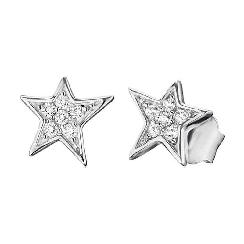 Stříbrné náušnice Hvězda se zirkony ERE-LILSTAR-ZI Engelsrufer Stříbrné náušnice Hvězda se zirkony ERE-LILSTAR-ZI Engelsrufer