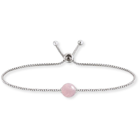 Stříbrný náramek s růženínem ERB-LILGEM-RQ Engelsrufer