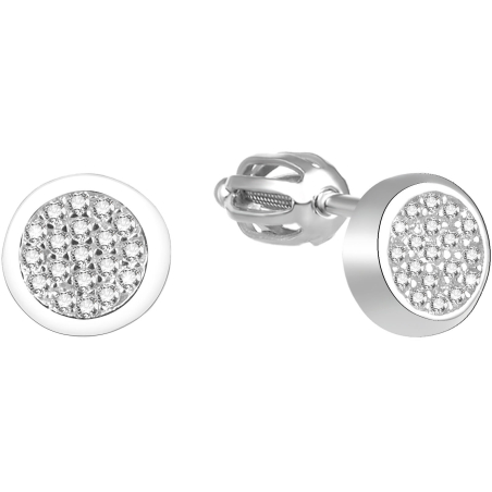 Stříbrné náušnice se zirkony AGUP1537S Beneto