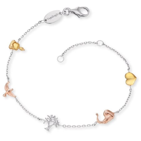 Stříbrný náramek s motivy Stromu života ERB-LILTREE-TRI Engelsrufer