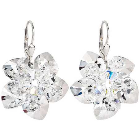 Náušnice květiny 31130.1 krystal Evolution Group