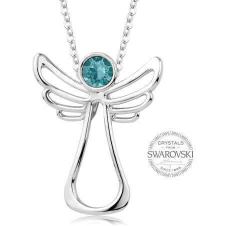 Náhrdelník s tyrkysovým krystalem Guardian Angel Levien