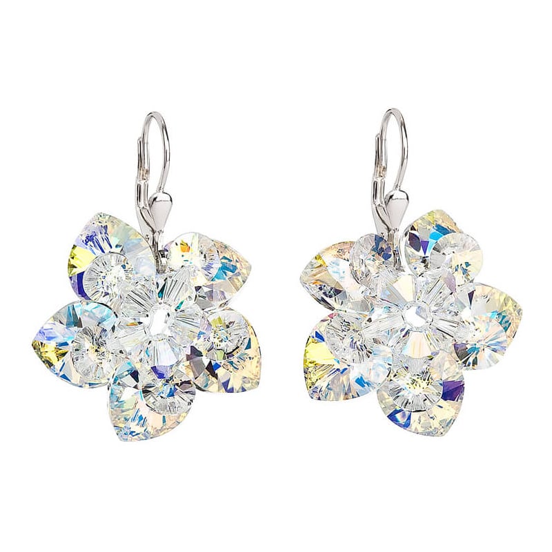 Náušnice květiny 31130.2 krystal ab Evolution Group