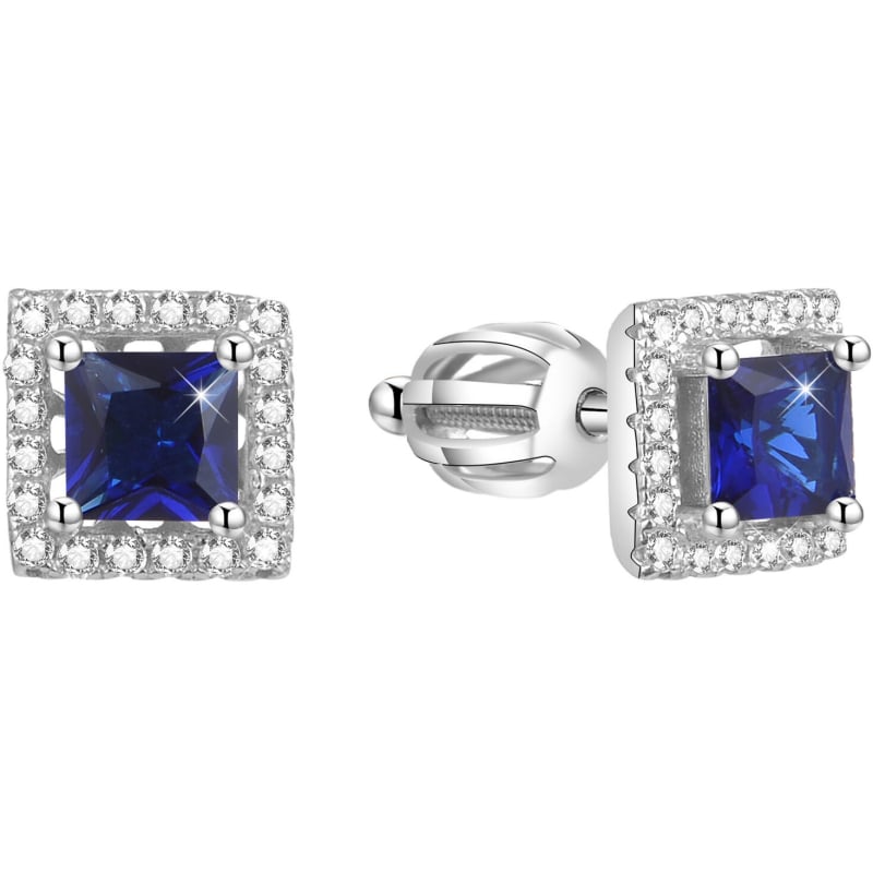 Stříbrné čtvercové náušnice AGUP1552S Beneto Stříbrné čtvercové náušnice AGUP1552S Beneto