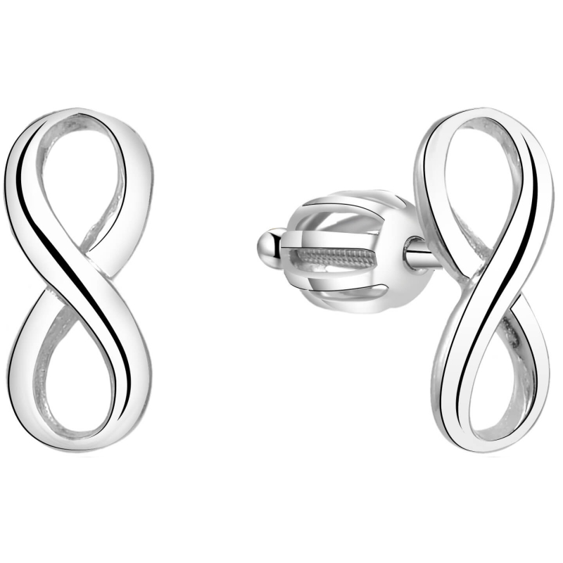 Stříbrné náušnice nekonečno AGUP1424S Beneto