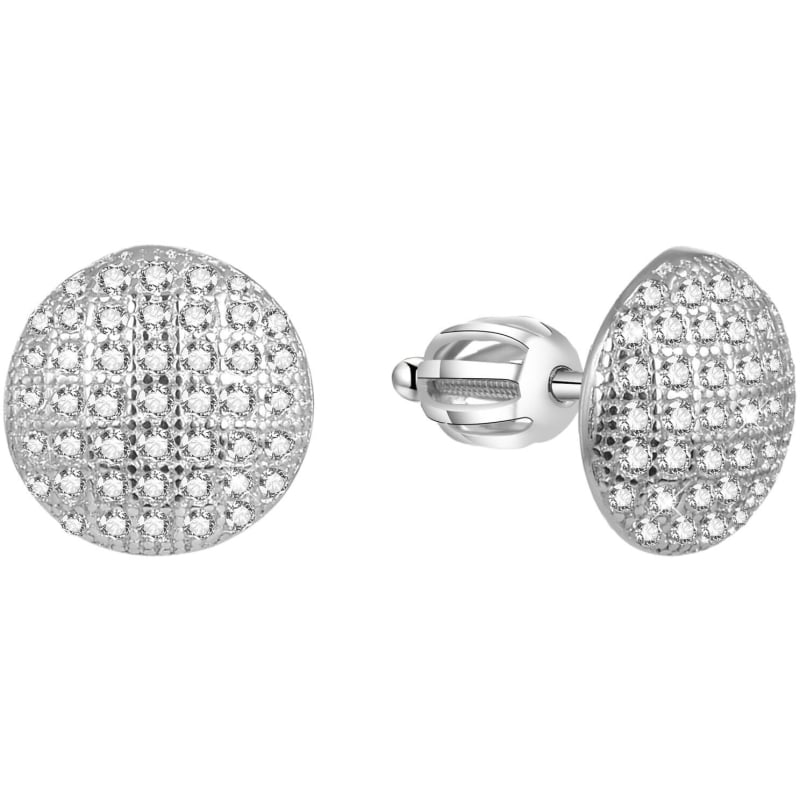 Stříbrné náušnice se zirkony AGUP1576S Beneto Stříbrné náušnice se zirkony AGUP1576S Beneto