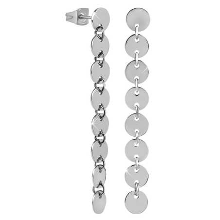 Luxusní penízkové náušnice z ušlechtilé oceli Troli