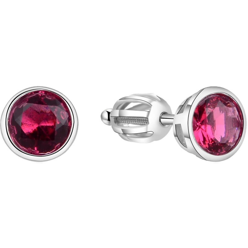 Stříbrné náušnice s třpytivým zirkonem AGUP1718S Beneto Stříbrné náušnice s třpytivým zirkonem AGUP1718S Beneto