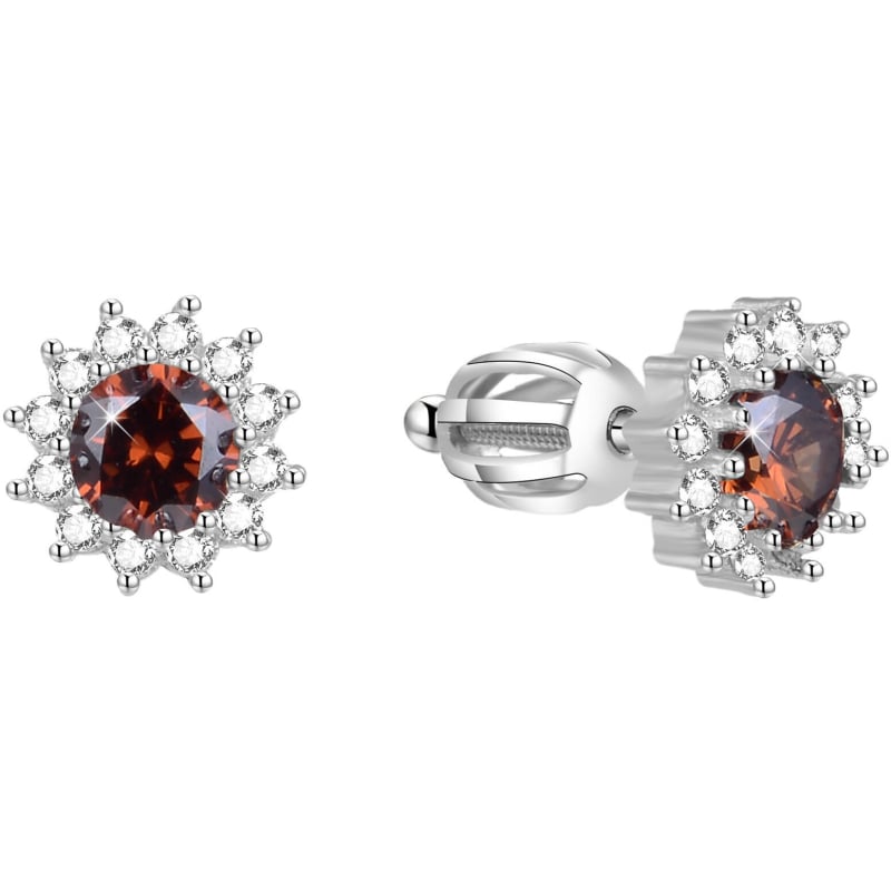 Stříbrné náušnice se zirkony AGUP1608S Beneto