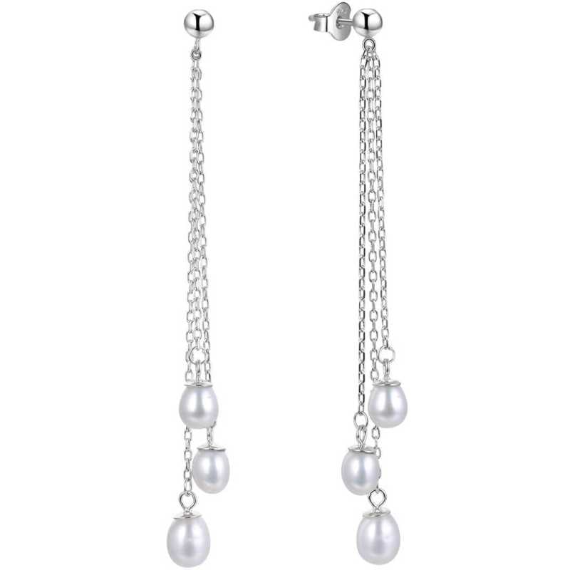 Stříbrné náušnice s perlami AGUP1841P Beneto