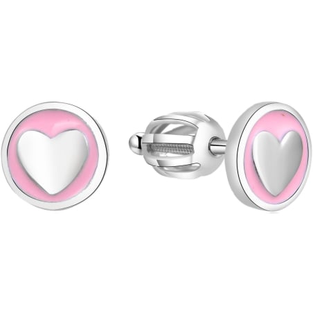 Stříbrné srdíčkové náušnice AGUP1628S Beneto