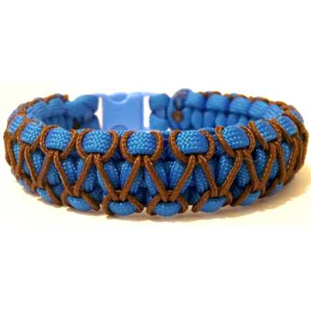 Paracord náramek Solomon výplet STB Cordell / Rozměr: XL ( 20 - 21 cm ) - 20 - 21 cm