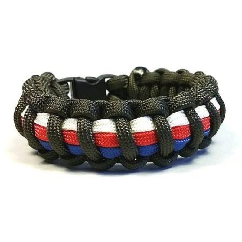 Paracord náramek Solomon TRIKOLORA Cordell / Rozměr: M -( 18 - 19 cm ) - 18 - 19 cm Paracord náramek Solomon TRIKOLORA Cordell / Rozměr: M -( 18 - 19 cm ) - 18 - 19 cm