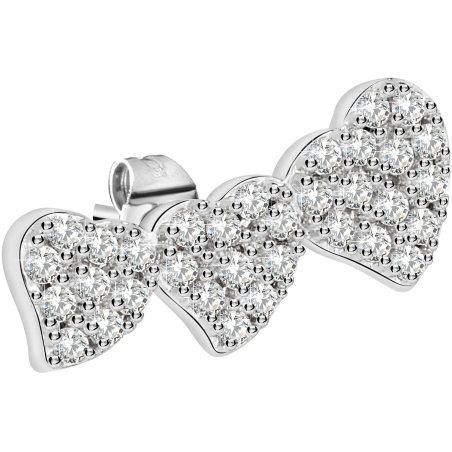 Single náušnice Srdíčka LPS02ARQ29 La Petite Story