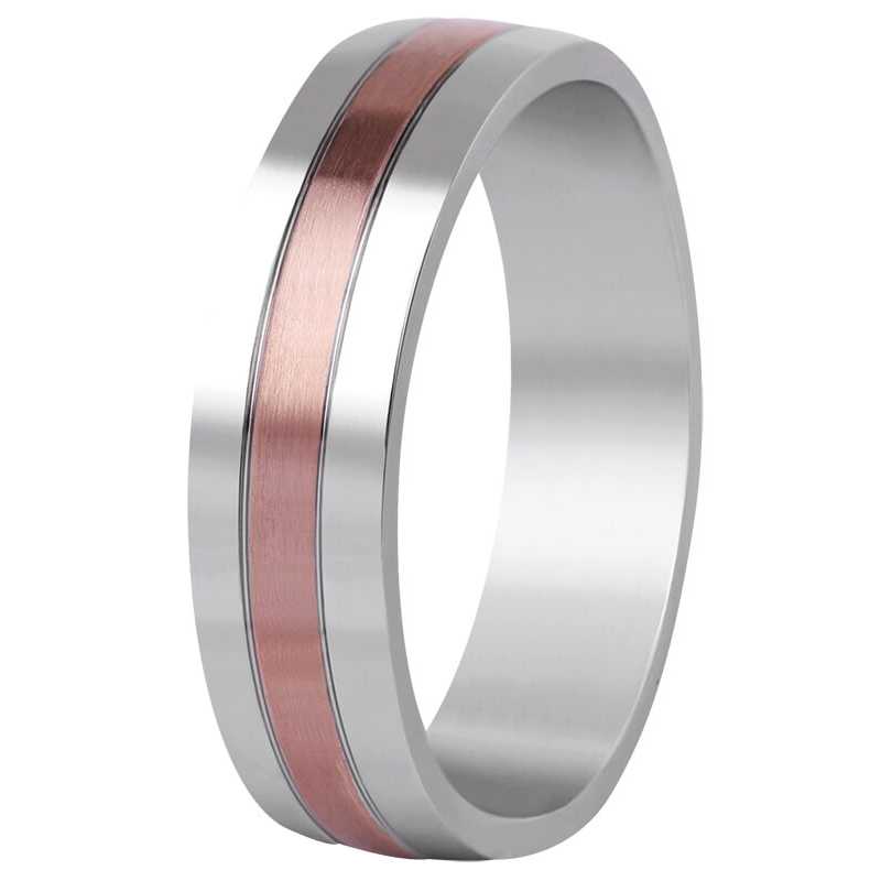 Bicolor prsten z oceli SPP10 Beneto Exclusive / Obvod: 60 mm - 60 mm Bicolor prsten z oceli SPP10 Beneto Exclusive / Obvod: 60 mm - 60 mm