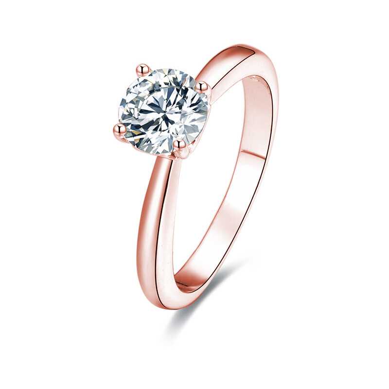 Růžově pozlacený stříbrný prsten s krystaly AGG201 Beneto / Obvod: 52 mm - 52 mm Růžově pozlacený stříbrný prsten s krystaly AGG201 Beneto / Obvod: 52 mm - 52 mm