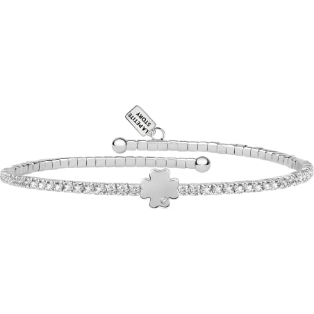 Třpytivý ocelový náramek pro štěstí LPS05AQC04 La Petite Story