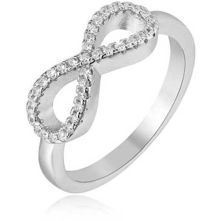 Stříbrný prsten Nekonečno AGG208 Beneto / Obvod: 58 mm - 58 mm