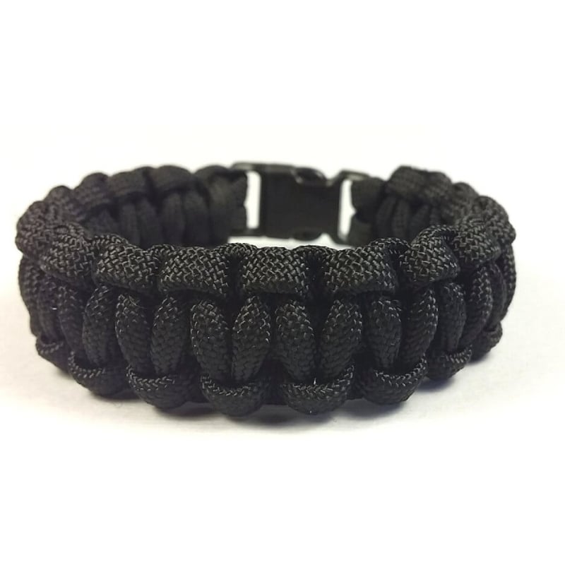 Paracord náramek Solomon Černá Cordell / Rozměr: XL ( 20 - 21 cm ) - 20 - 21 cm Paracord náramek Solomon Černá Cordell / Rozměr: XL ( 20 - 21 cm ) - 20 - 21 cm