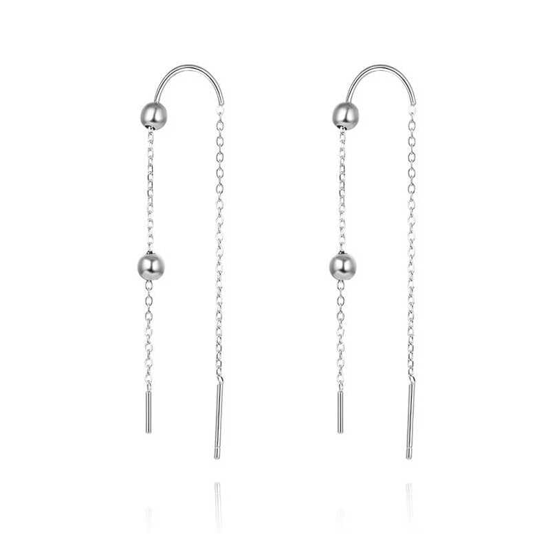 Dlouhé stříbrné náušnice AGUV1963 Beneto Dlouhé stříbrné náušnice AGUV1963 Beneto