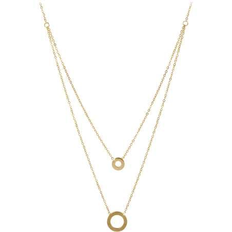 Dvojitý pozlacený náhrdelník Troli