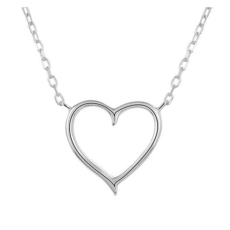 Stříbrný náhrdelník se srdíčkem AGS288/47 Beneto Stříbrný náhrdelník se srdíčkem AGS288/47 Beneto