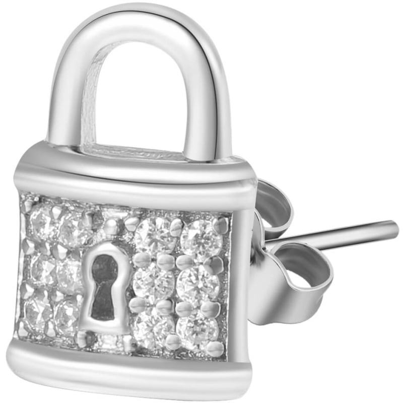 Stříbrná náušnice Zámek Storie RZO027R Rosato Stříbrná náušnice Zámek Storie RZO027R Rosato