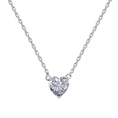 Stříbrný náhrdelník se srdíčkem AGS1133/47 Beneto