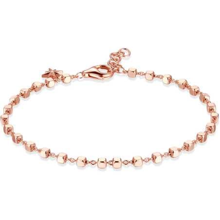 Bronzový kostičkový náramek na přívěsky Storie RZB018 Rosato