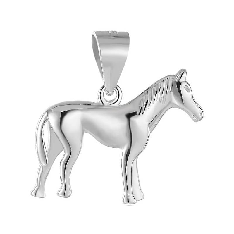 Stříbrný přívěsek Kůň AGH92 Beneto